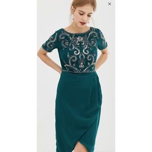 ASOS Dark Turquoise Sequin Dress